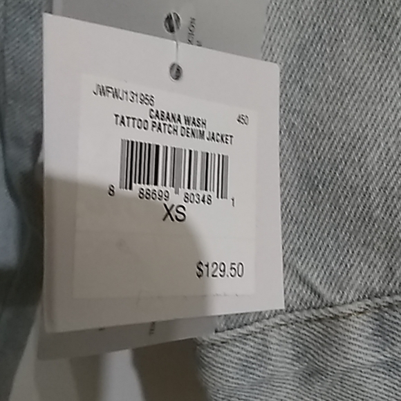 Juicy Couture Patch Denim Jacket NWT - Picture 6 of 8